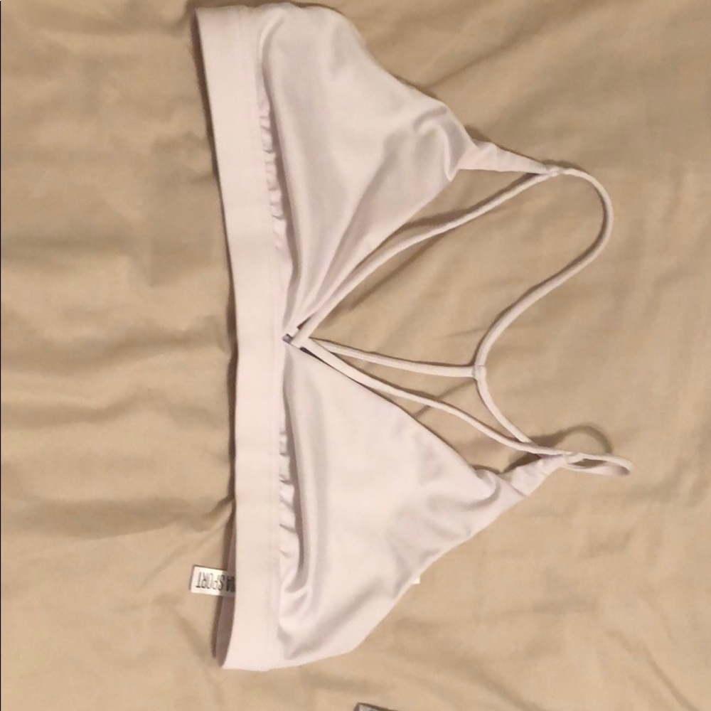 Victoria’s Secret sports bra.